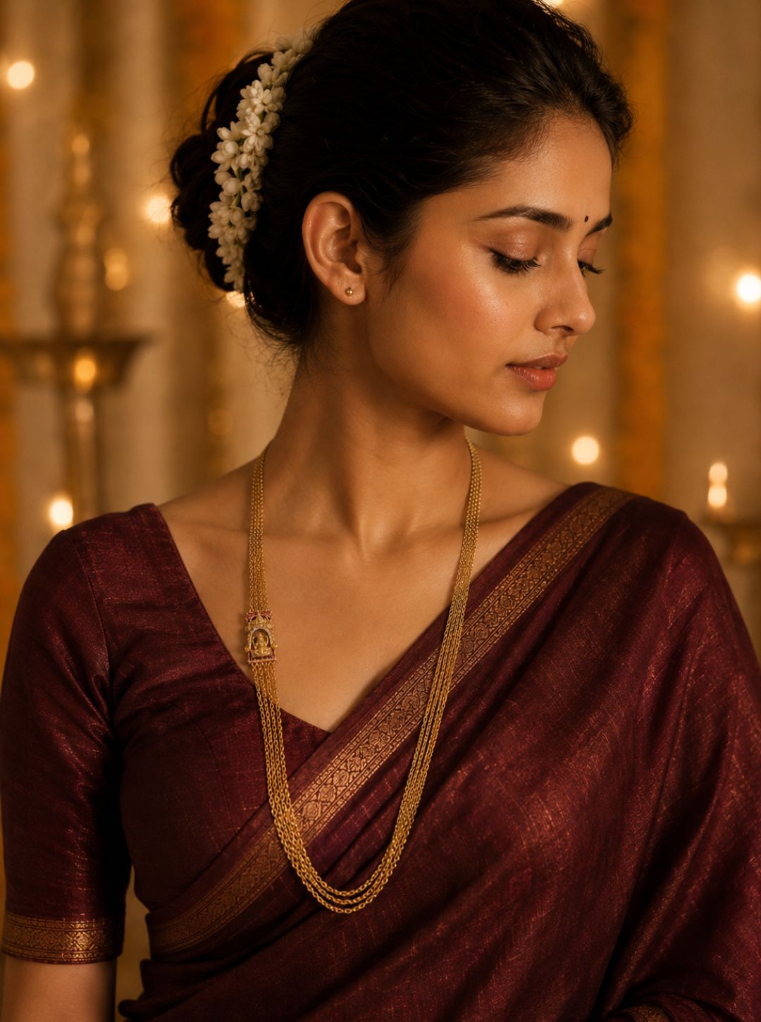 MEHAR TEMPLE CASCADE NECKLACE