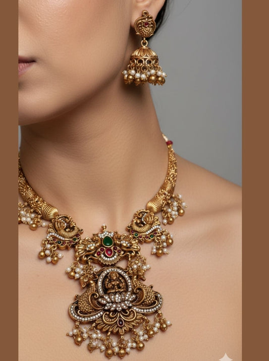 PEACOCK GRAND NECKLACE