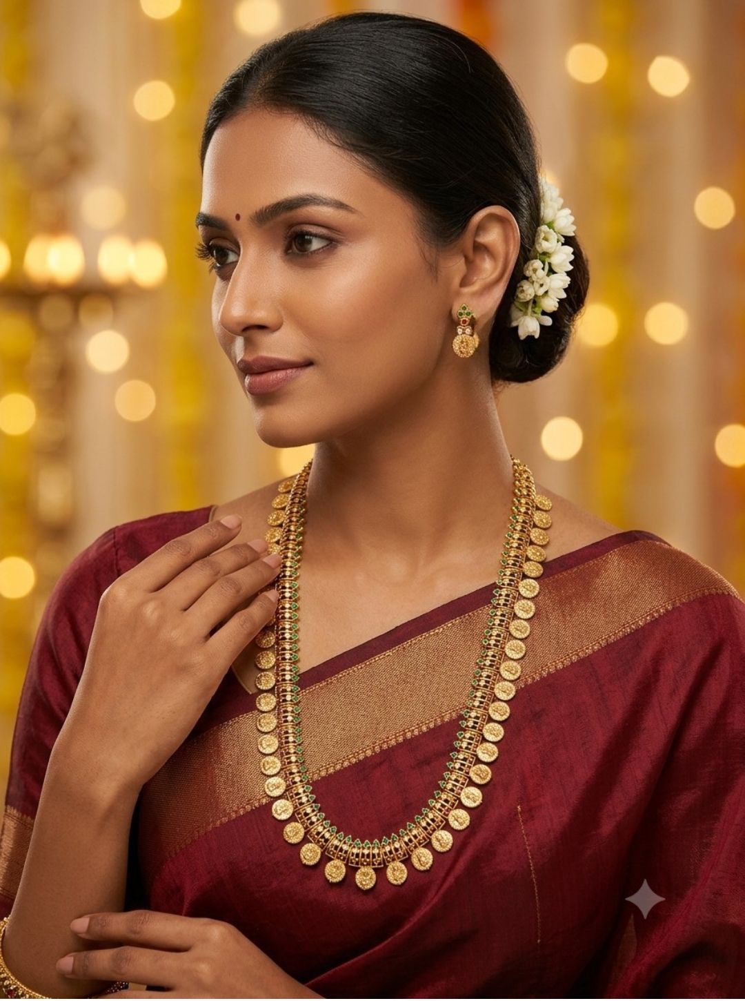 SAHANA ROYAL TEMPLE NECKLACE
