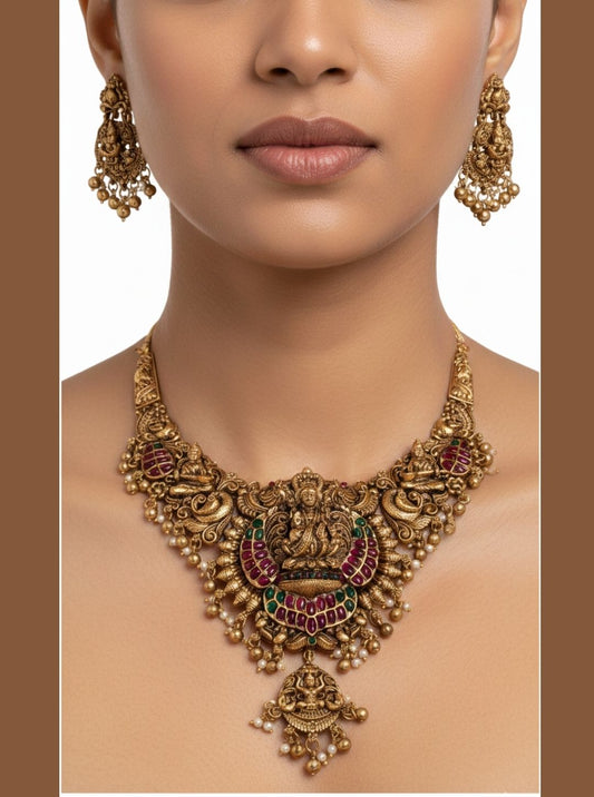 MAHARANI NAKSHI TEMPLE NECKLACE