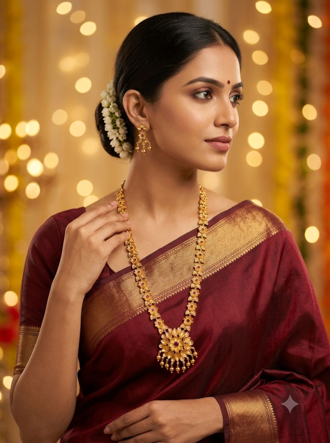 SENDHURA FLORA NECKLACE