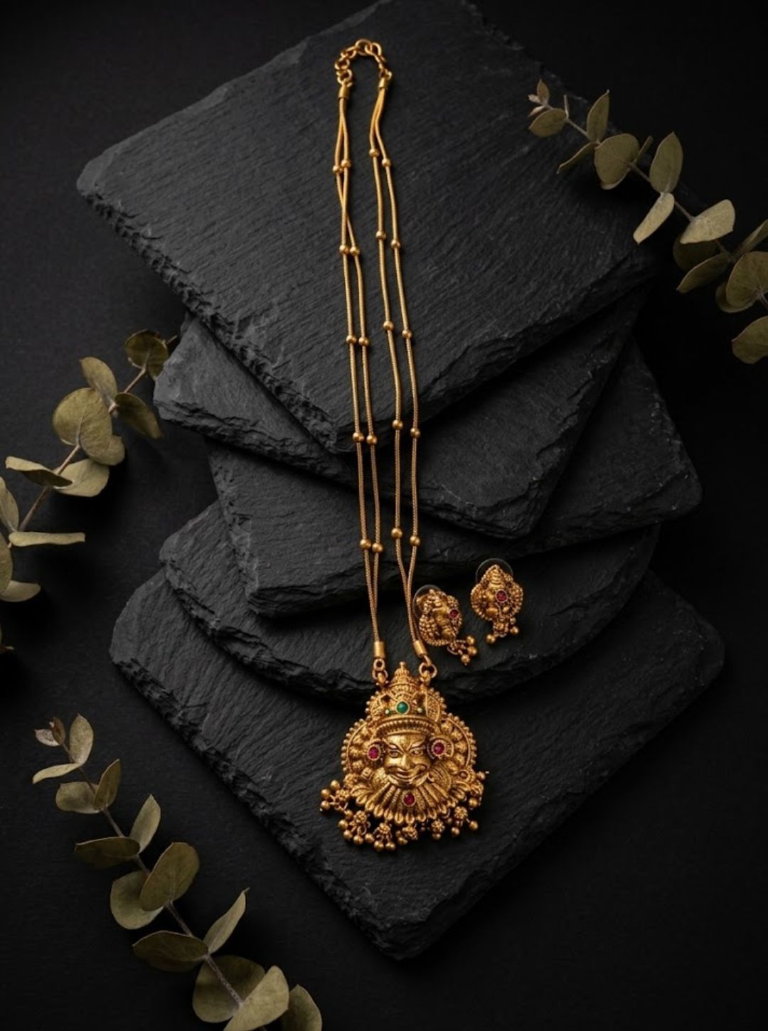 MYTHILI TEMPLE MAJESTY NECKLACE