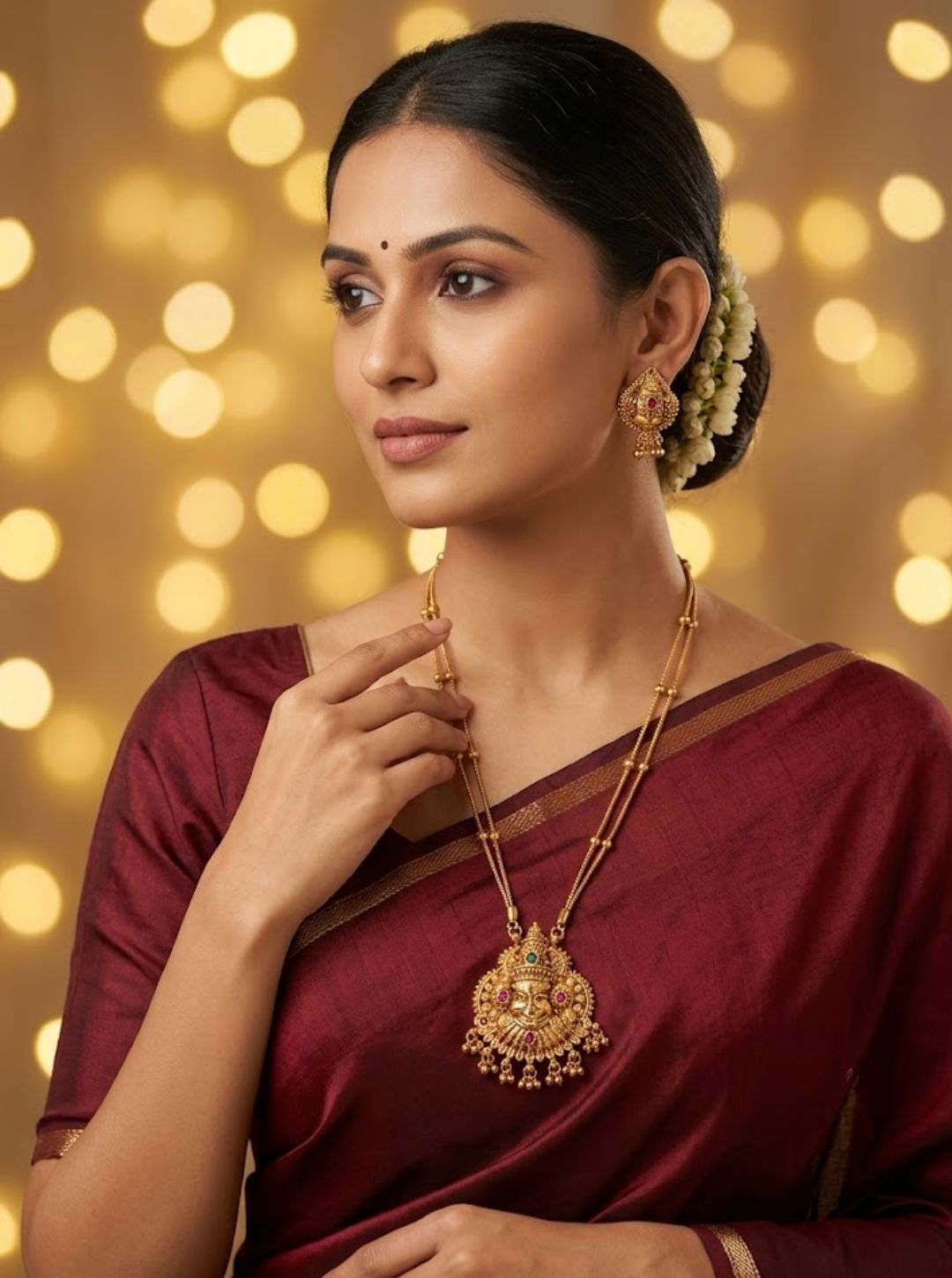 MYTHILI TEMPLE MAJESTY NECKLACE