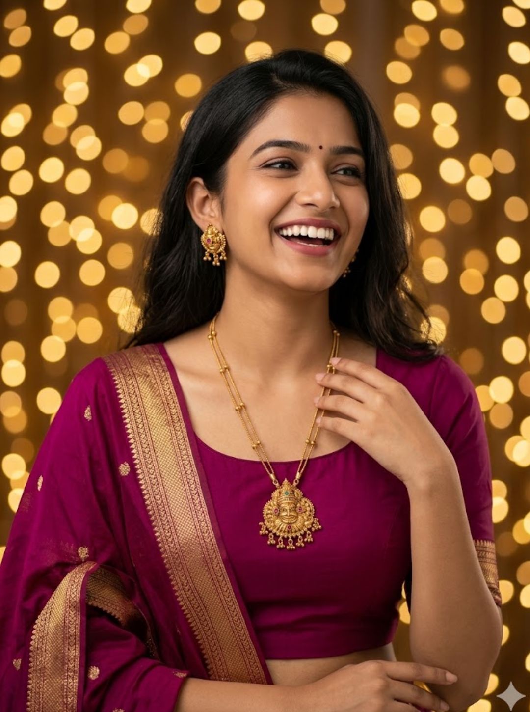 MYTHILI TEMPLE MAJESTY NECKLACE