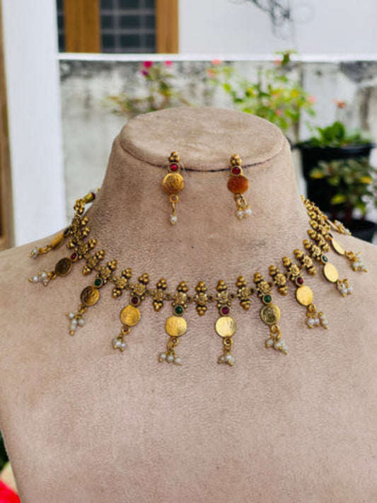 SUVARNA KASU-MALAI NECKLACE