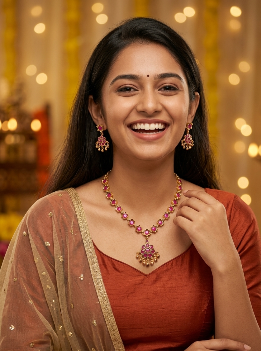 KAVYA BLOSSOM NECKLACE