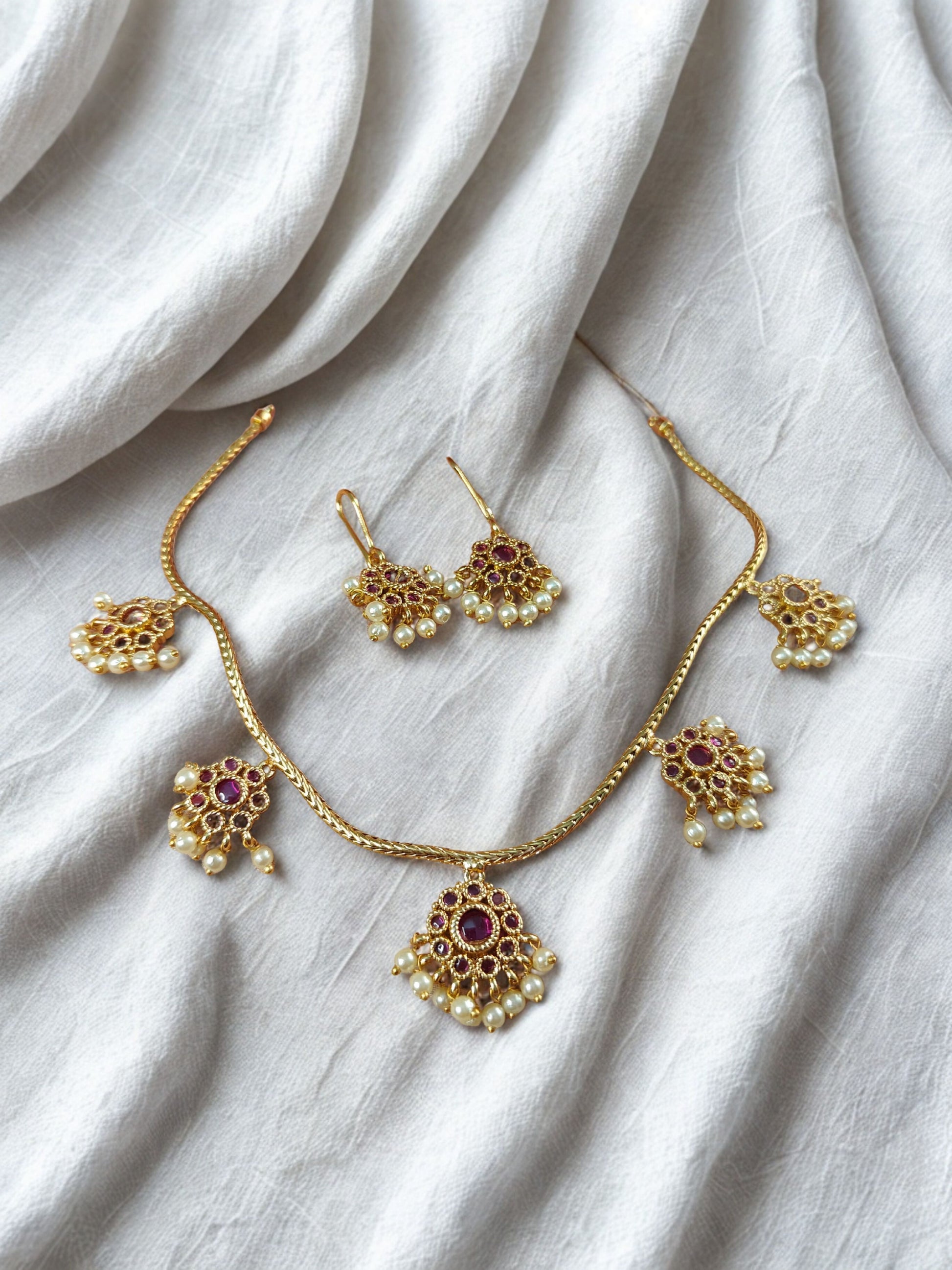 ethnic jewelry for saree