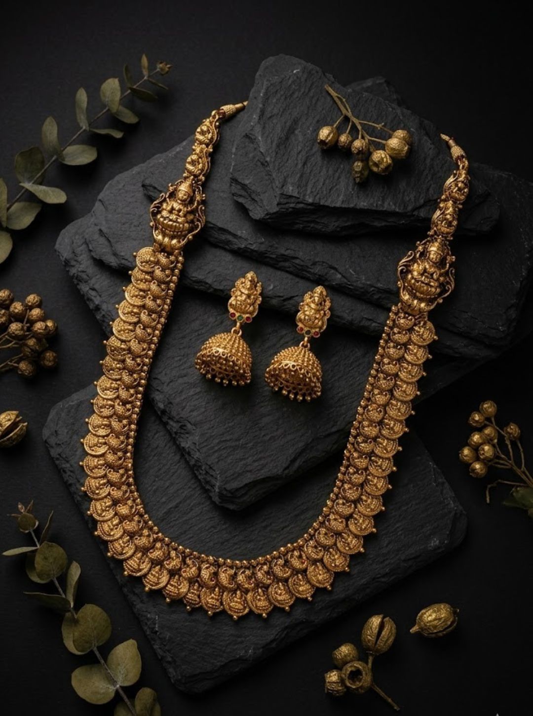 Lakshmi temple necklace for women