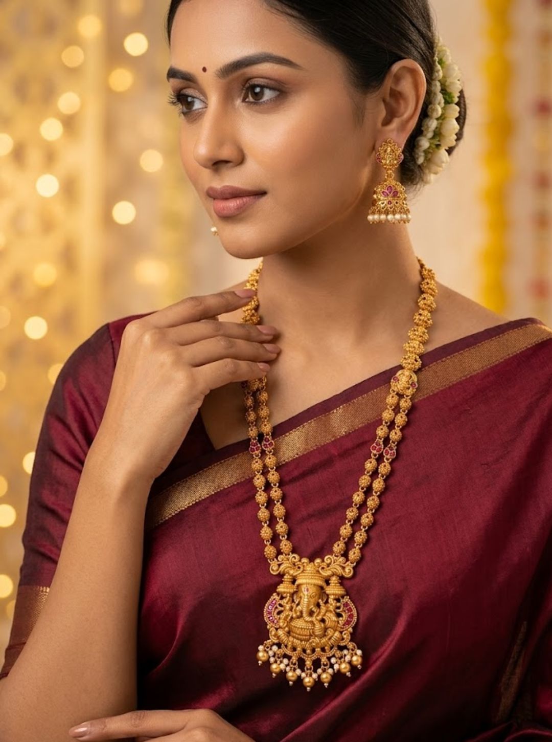 IRAANIKA GANESHA HARAM NECKLACE