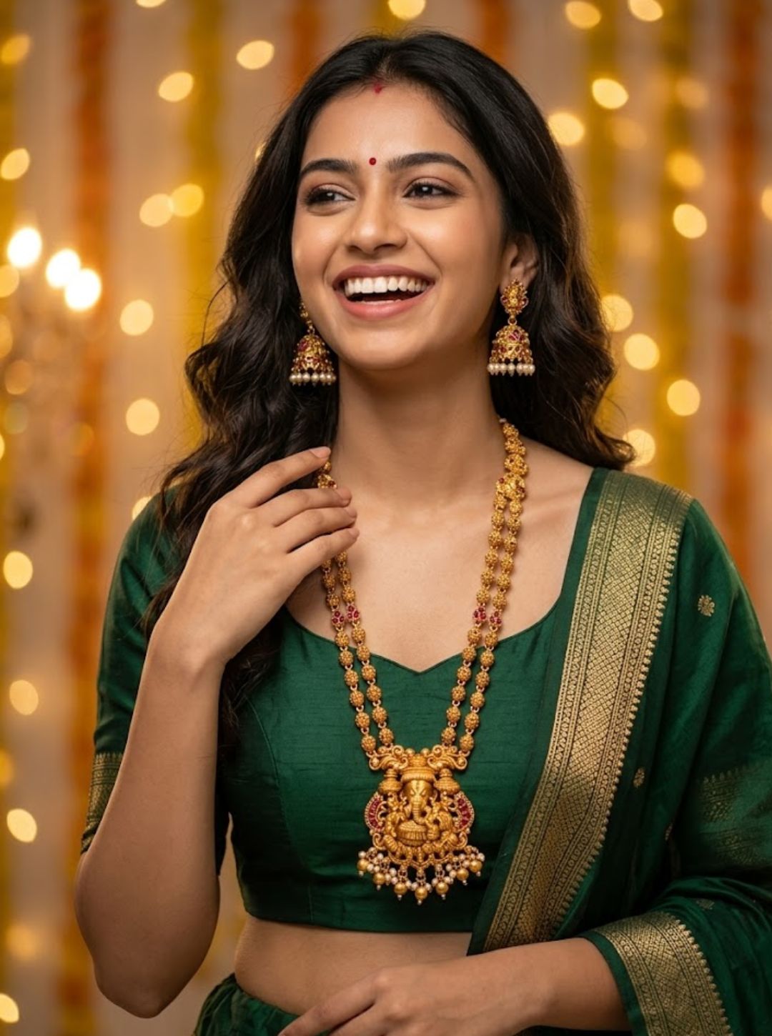 IRAANIKA GANESHA HARAM NECKLACE
