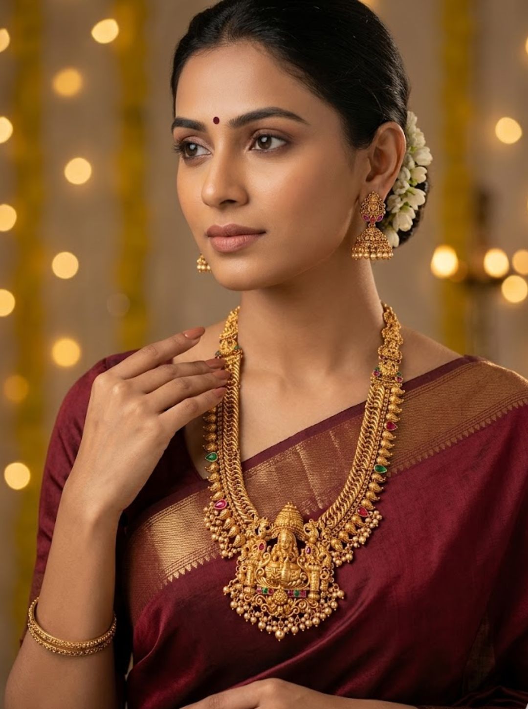 SWARNIKA GRANDE HAARAM NECKLACE