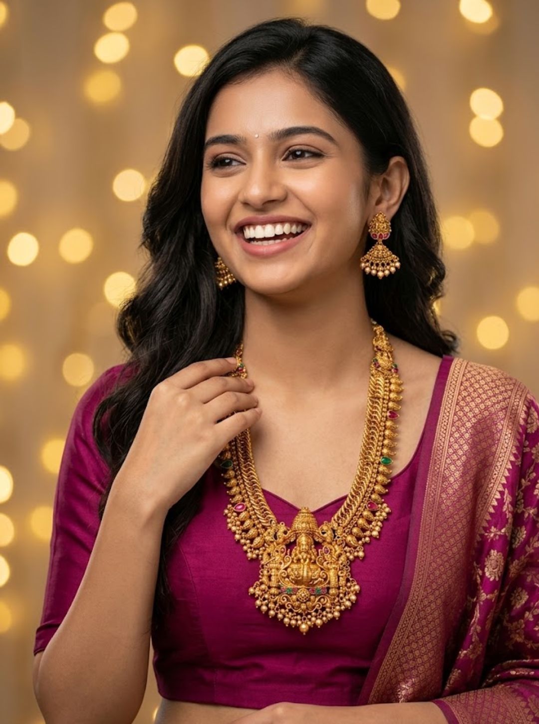 SWARNIKA GRANDE HAARAM NECKLACE