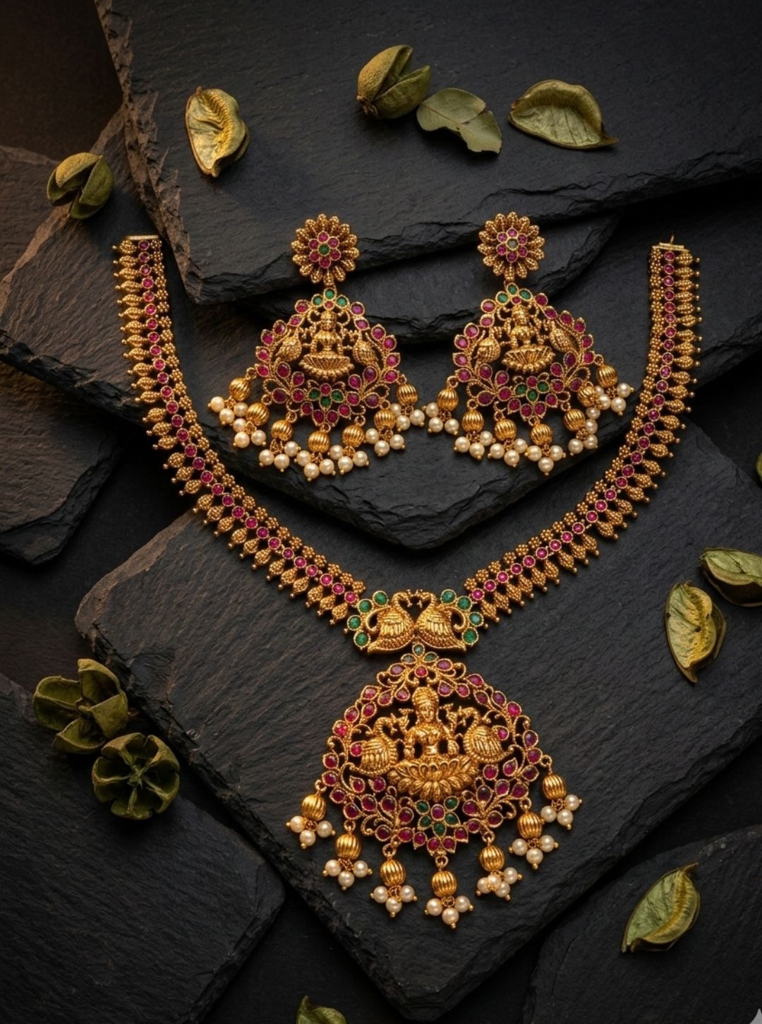 KUNDAN PEARL HERITAGE NECKLACE