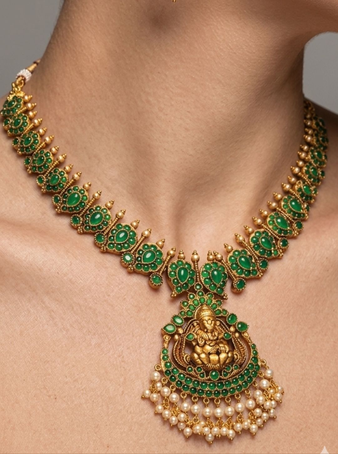 LAKSHMI DEVI GRAND TEMPLE NECKLACE
