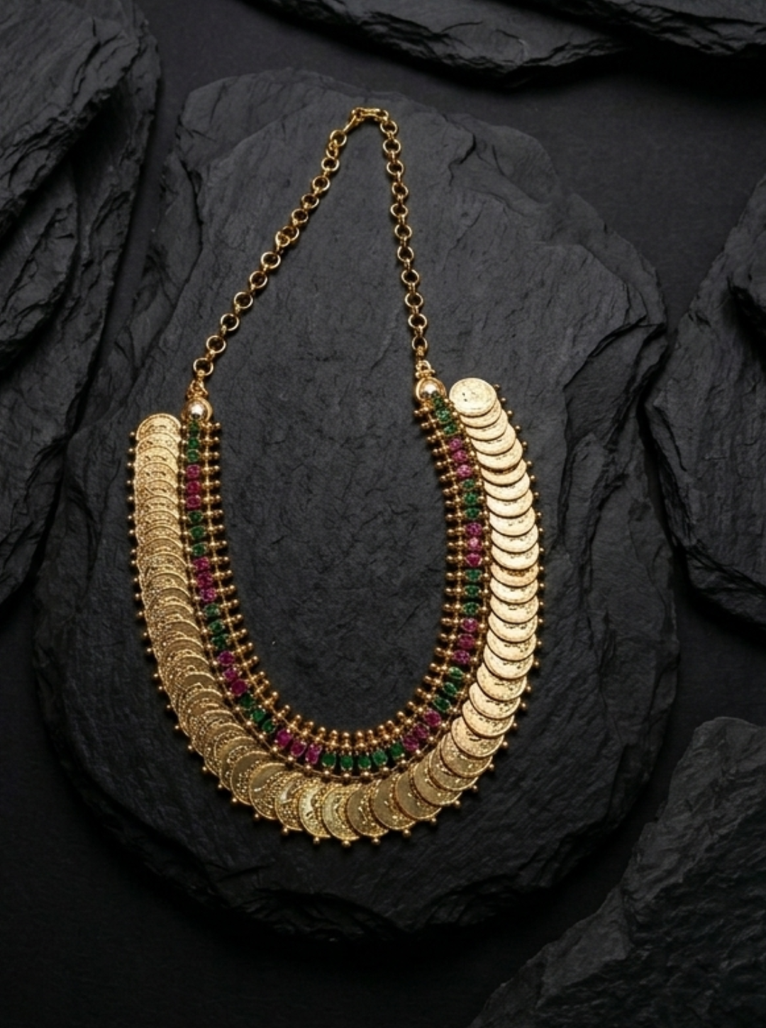 ISHANI COIN TEMPLE NECKLACE