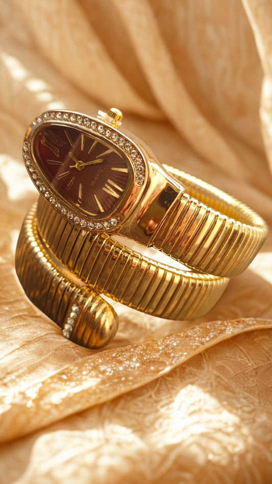 GOLD SERPENT LUXE WATCHES (M)