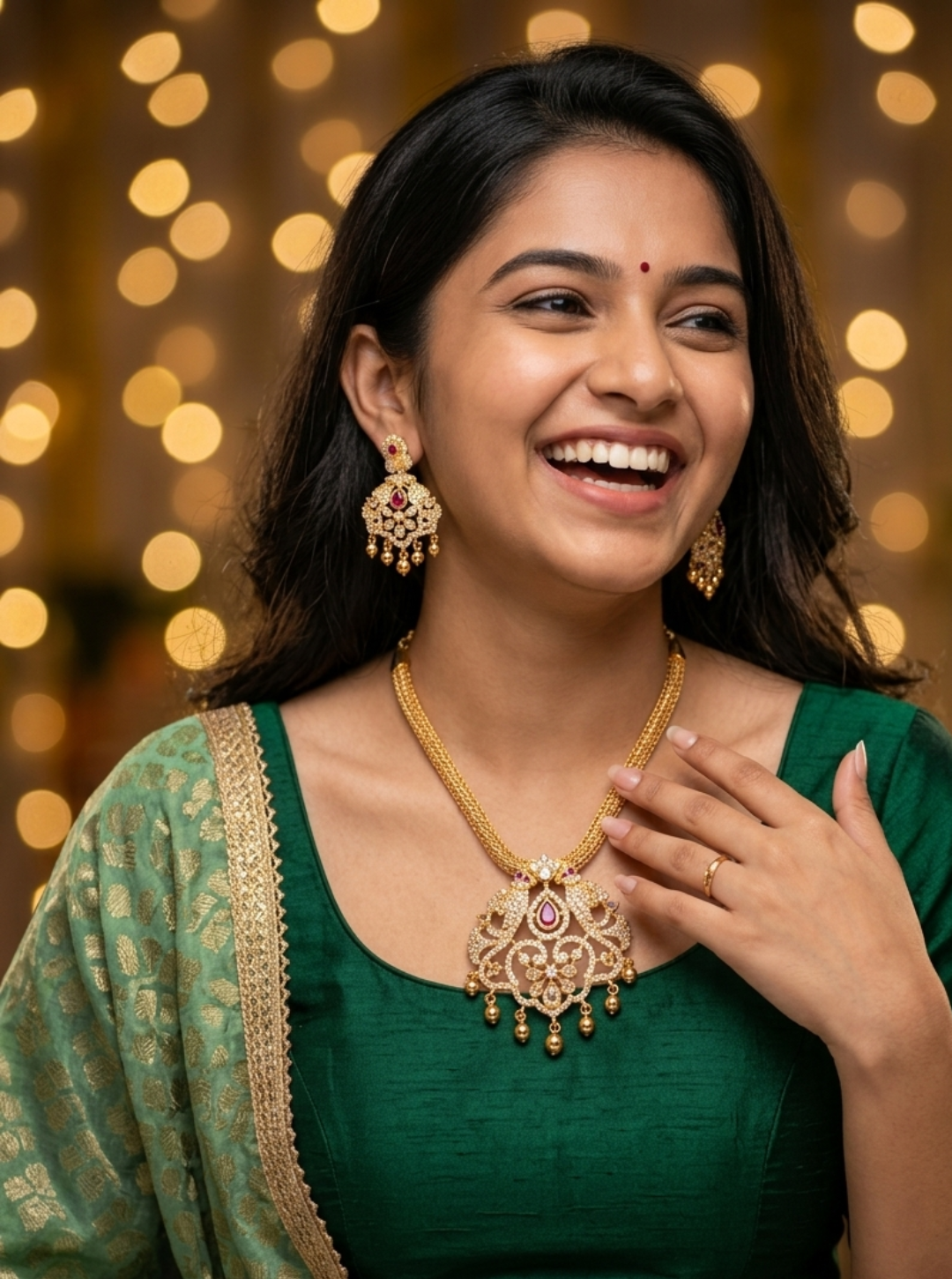AADVIKA CHAIN PENDANT NECKLACE