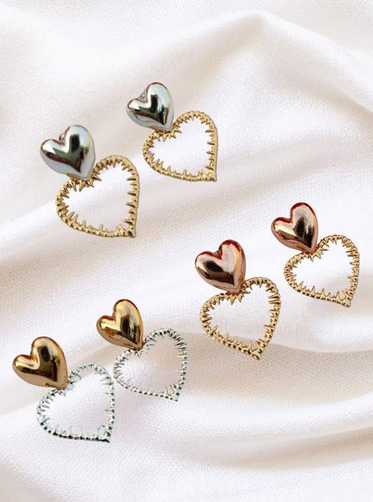 ELEGANT HEARTS EARRINGS