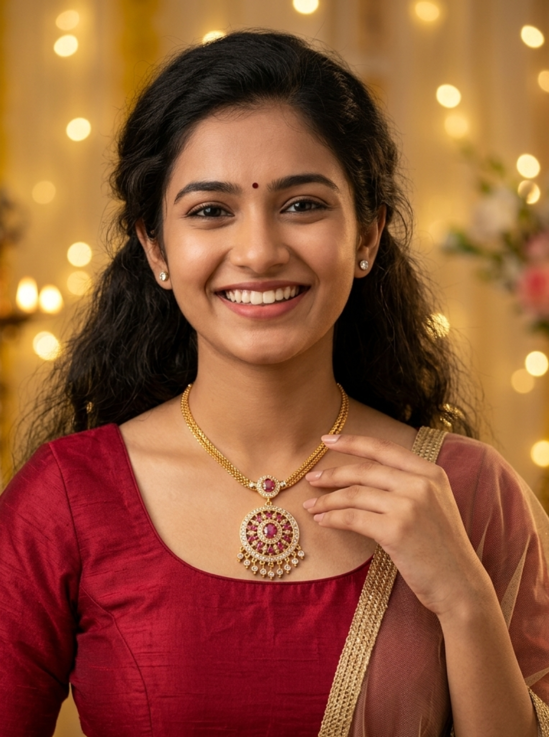 SAMYRA CHAIN PENDANT NECKLACE