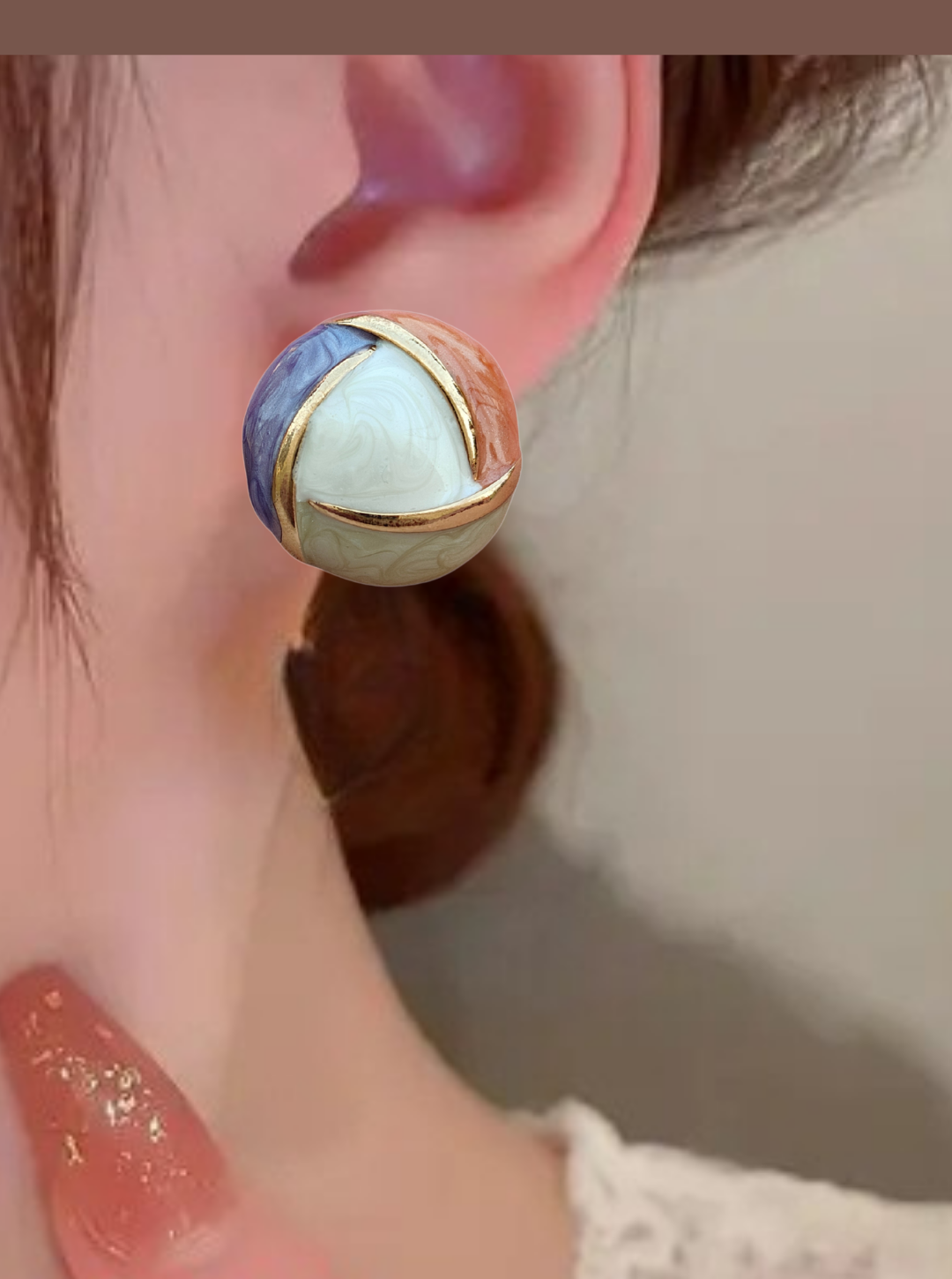 PASTEL SWIRL EARRINGS