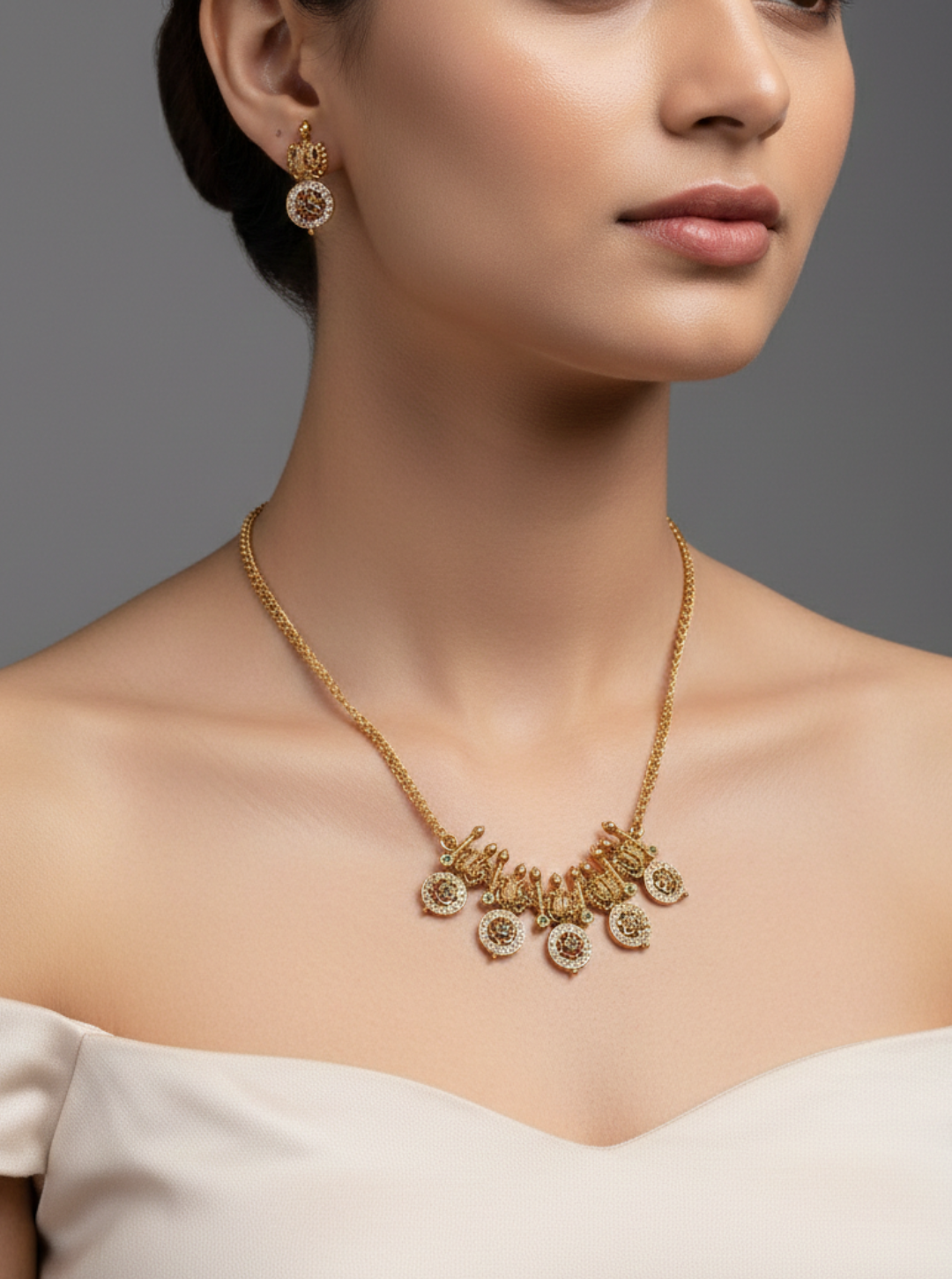 COIN CHARM NECKLACE SET