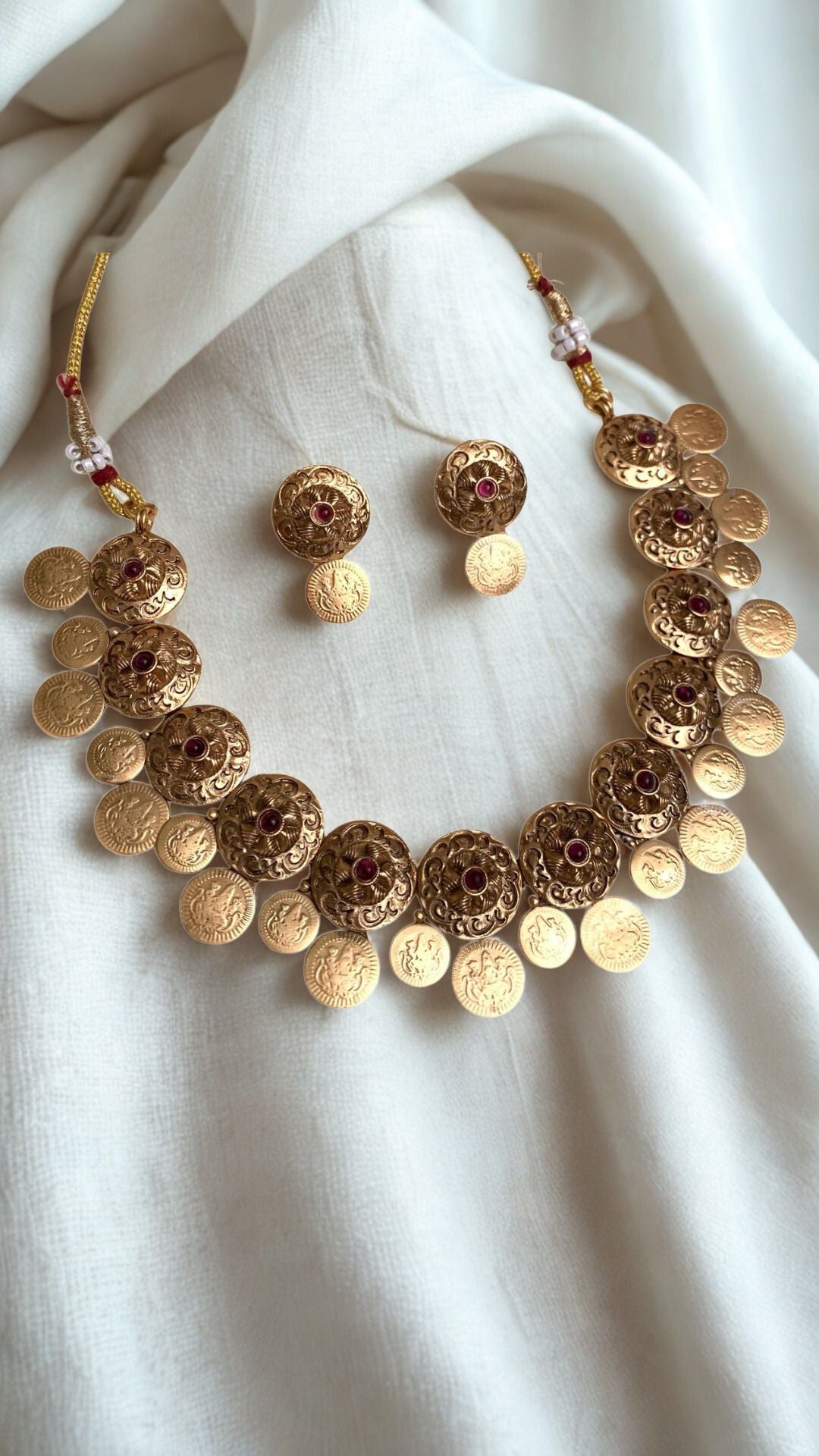 ANTIQUE COIN LAYERED NECKLACE