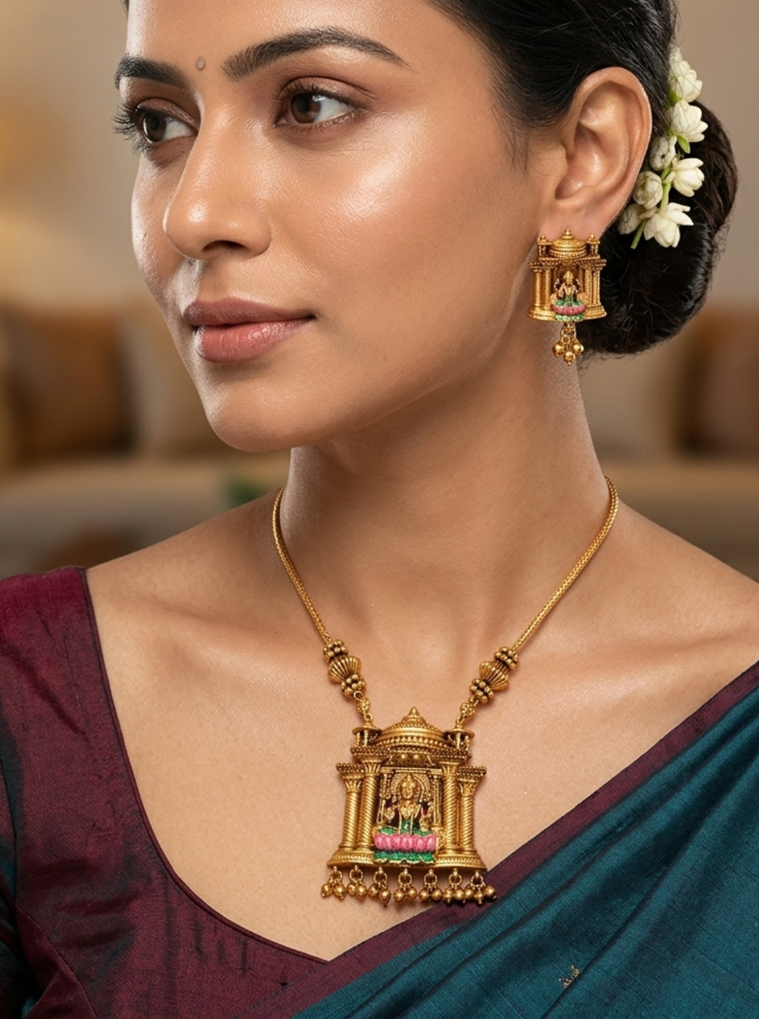 LAKSHMIYA PENDANT NECKLACE
