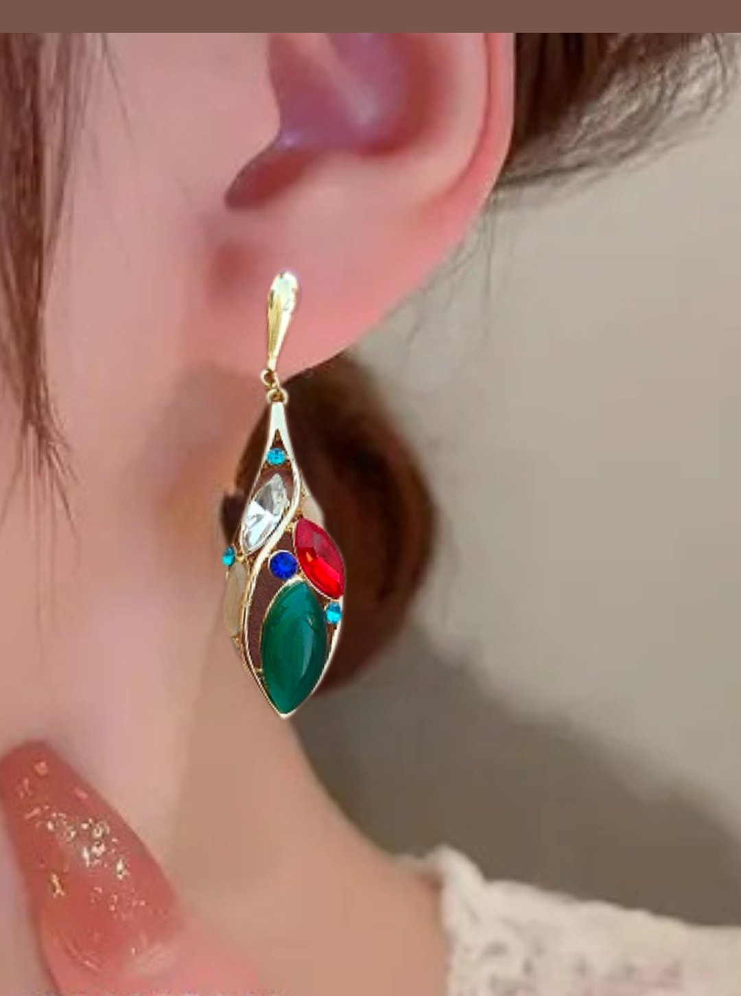 COLOR DROP EARRINGS