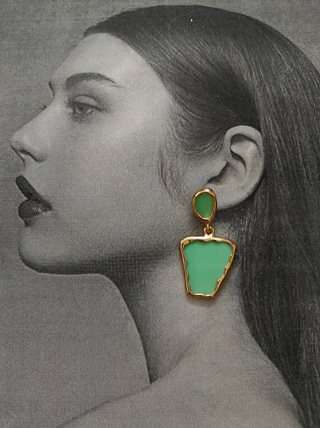 6COLOR CHARM EARRINGS