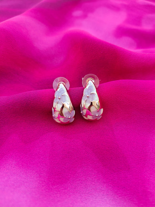 LILAC GLOW PETALS EARRINGS