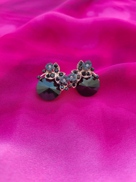MIDNIGHT FLUTTER EARRINGS
