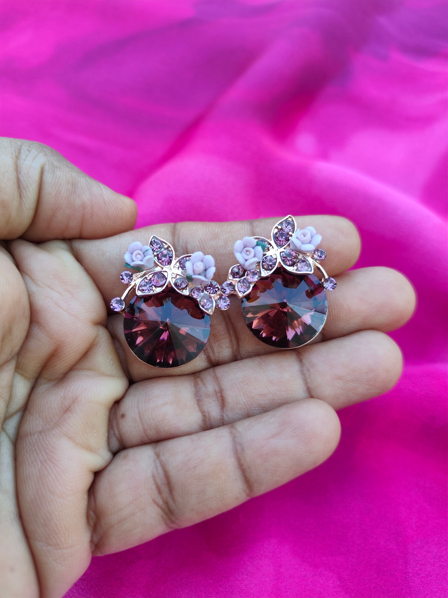 BERRYWINE GLIMMER EARRINGS