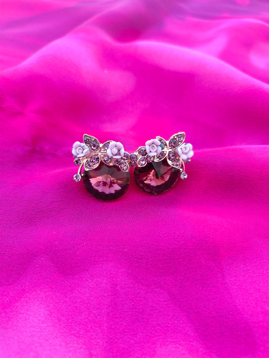 BERRYWINE GLIMMER EARRINGS