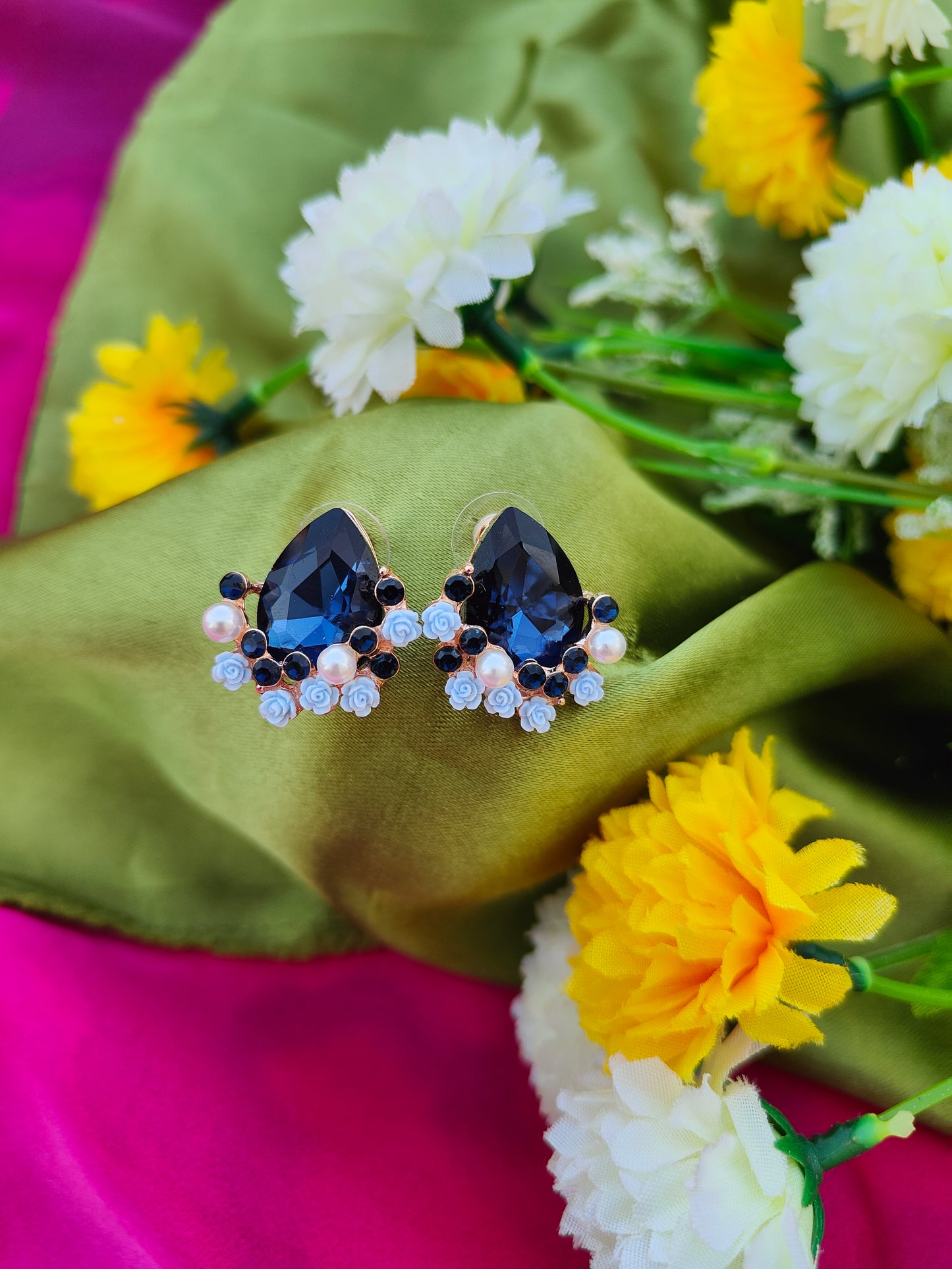 OCEAN PEARL BLOSSOM EARRINGS