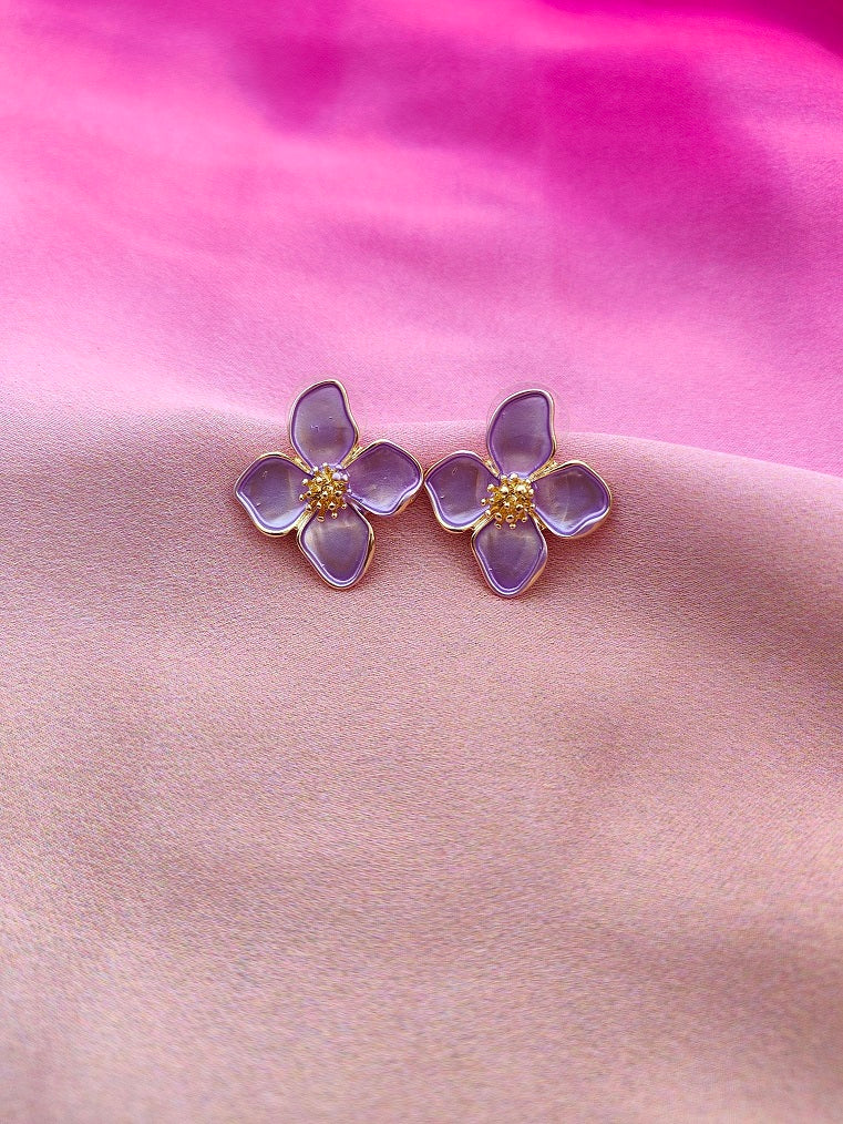 FLORAL STUD EARRINGS