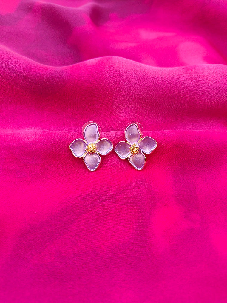 FLORAL STUD EARRINGS
