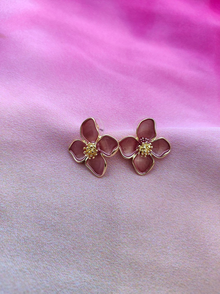FLORAL STUD EARRINGS