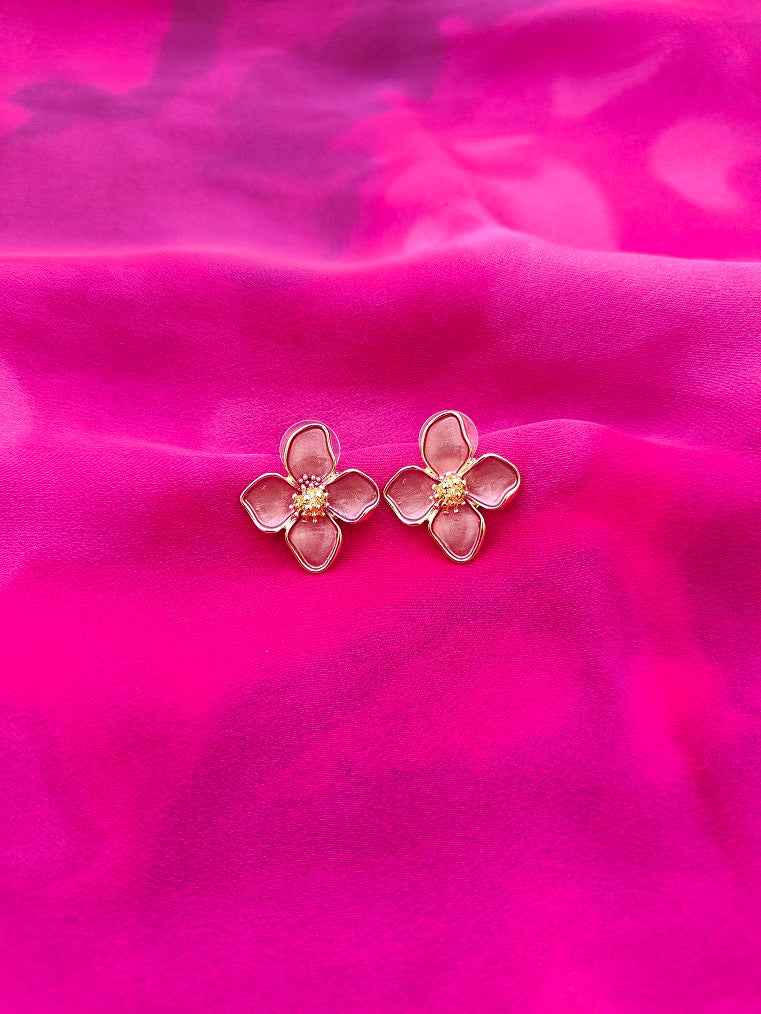 FLORAL STUD EARRINGS