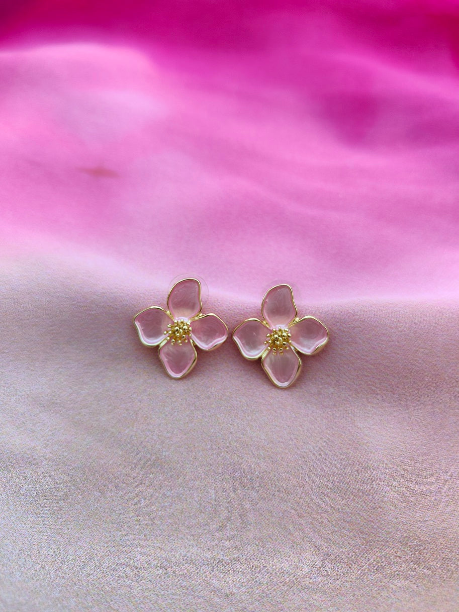 FLORAL STUD EARRINGS