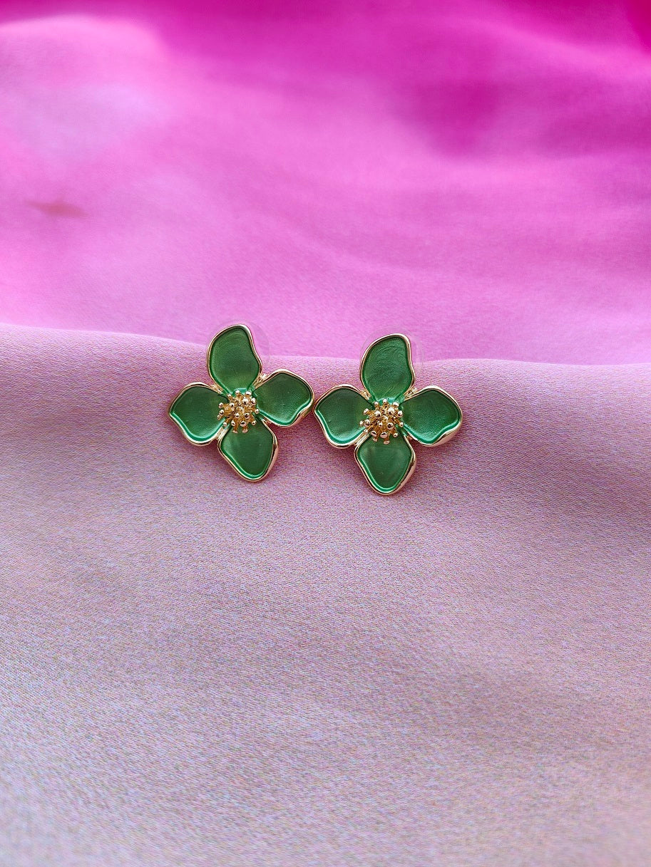 FLORAL STUD EARRINGS