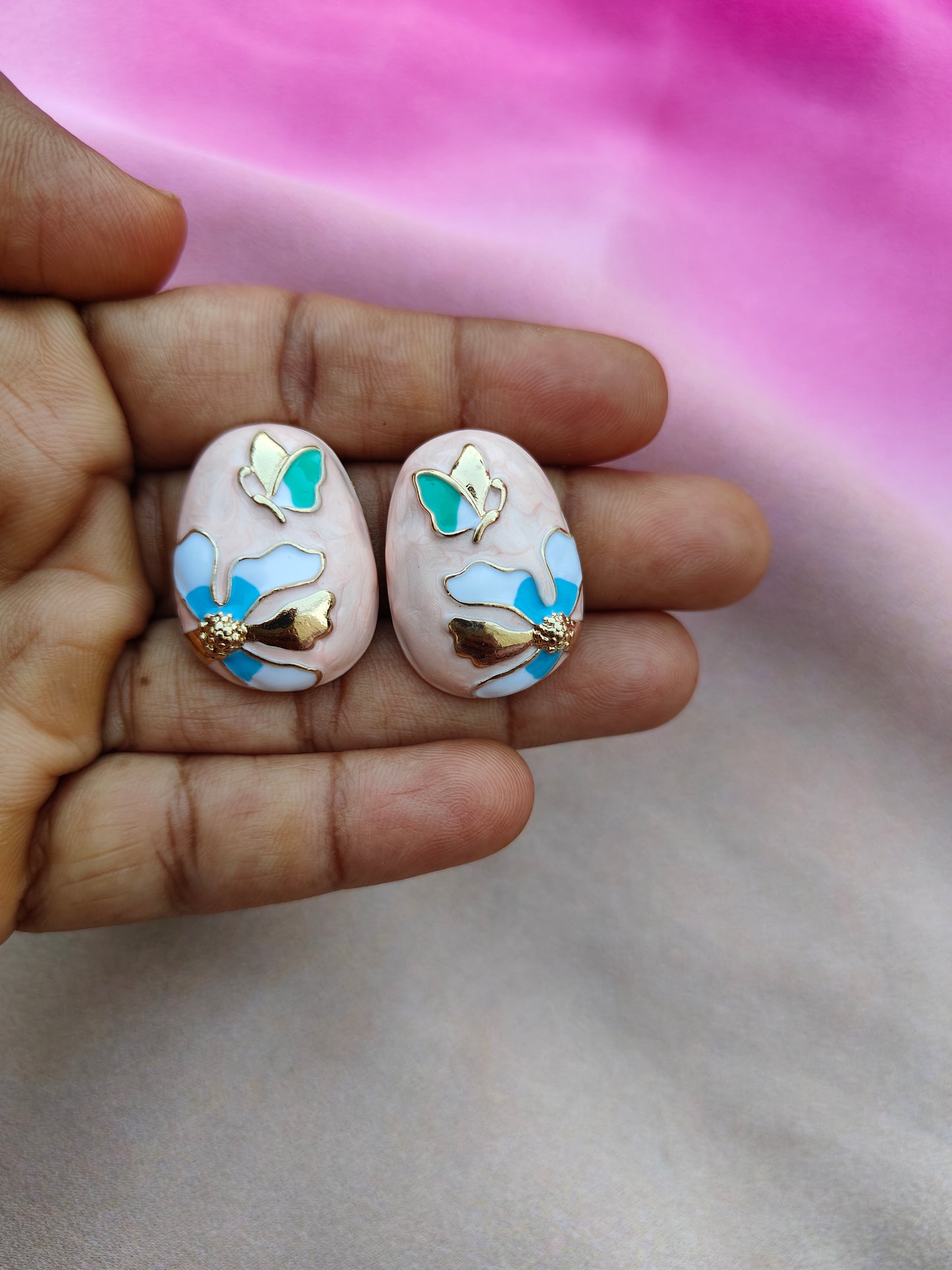 BOW BLOOM PASTEL EARRINGS