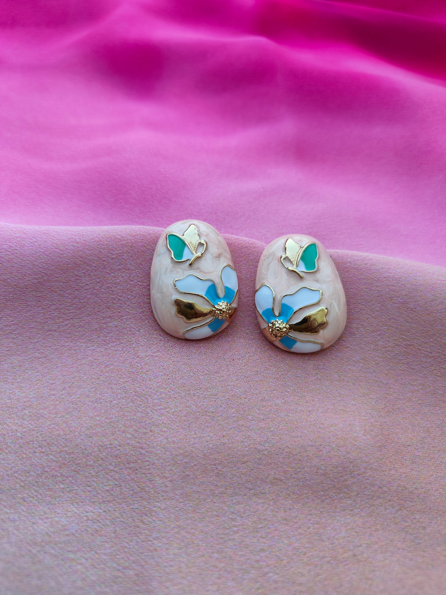 BOW BLOOM PASTEL EARRINGS