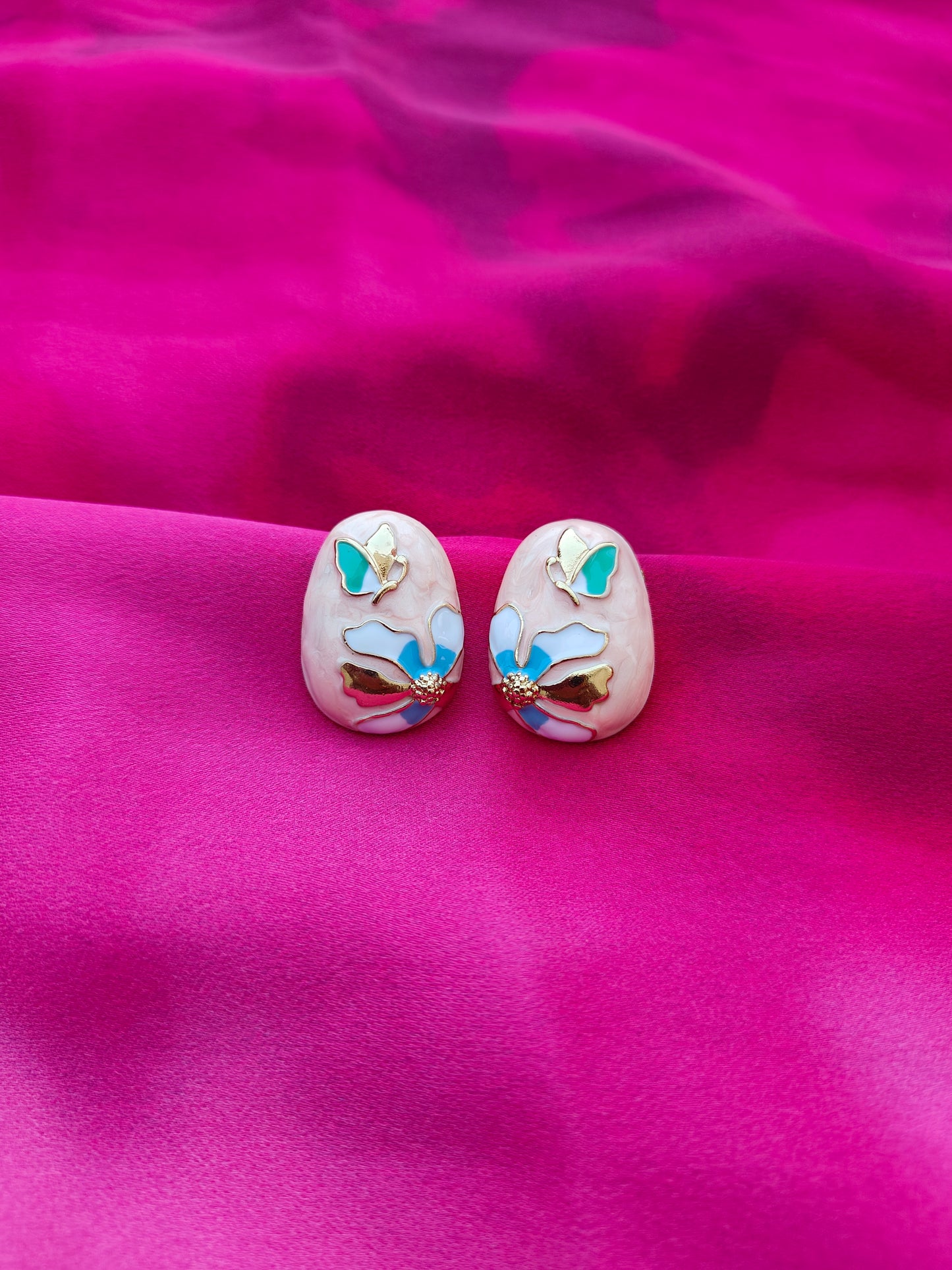 BOW BLOOM PASTEL EARRINGS