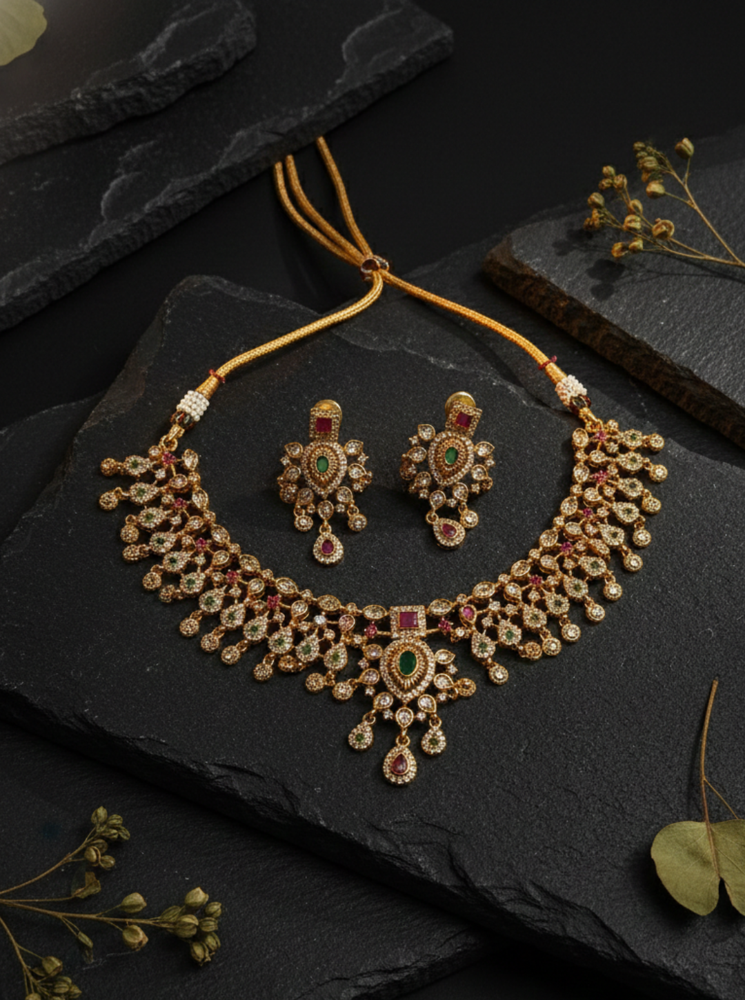 GRAND BRIDAL KUNDAN NECKLACE