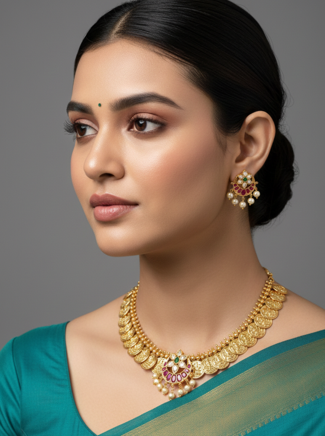 ANTIQUE GOLD COIN NECKLACE