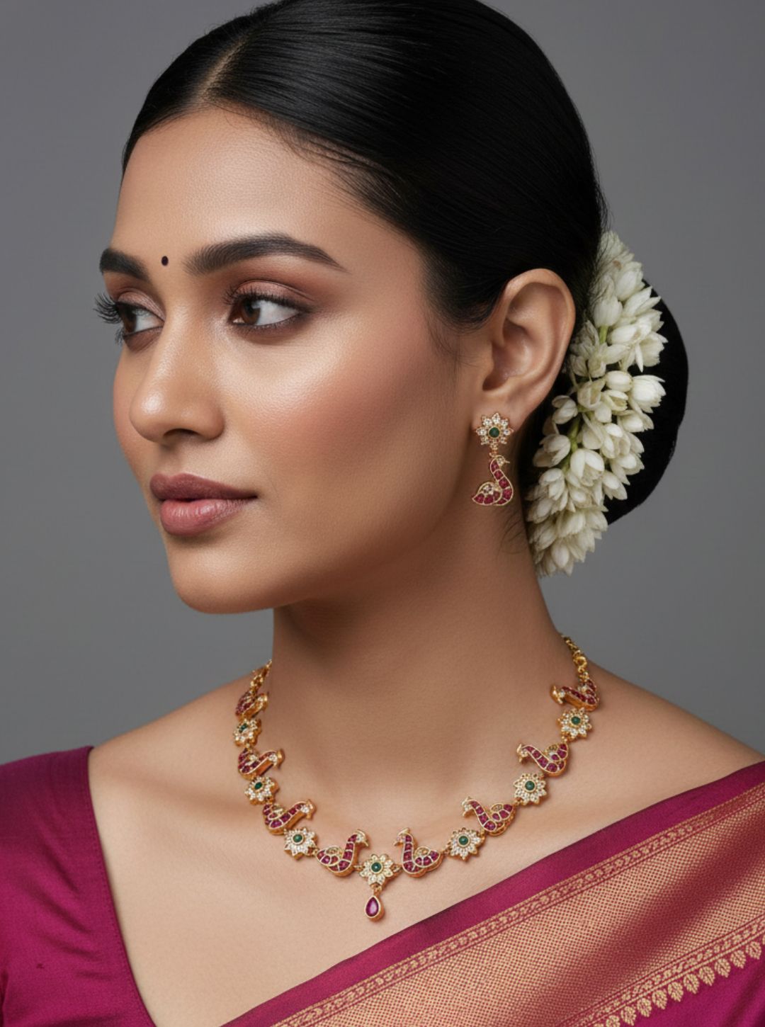 SWAN RUBY HERITAGE NECKLACE