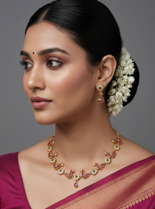 SWAN RUBY HERITAGE NECKLACE