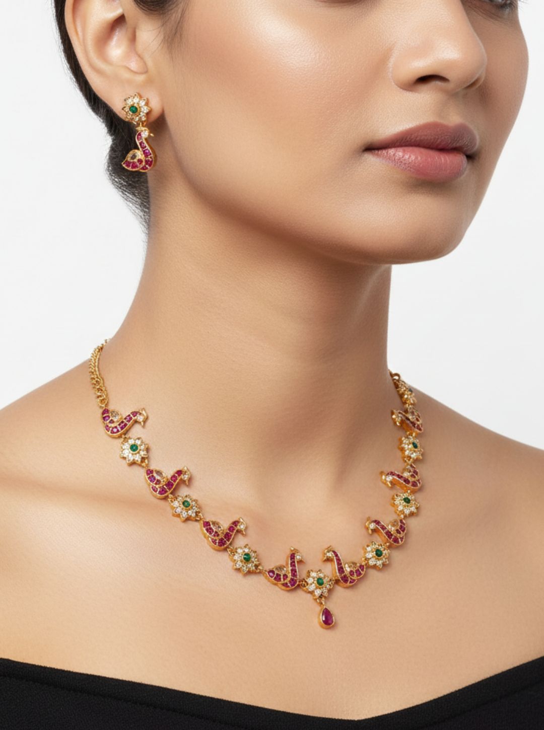 SWAN RUBY HERITAGE NECKLACE