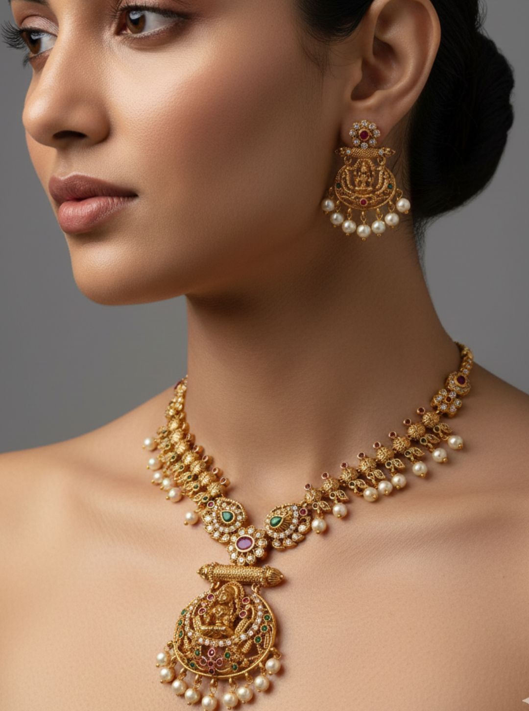 PEARL TEMPLE NECKLACE