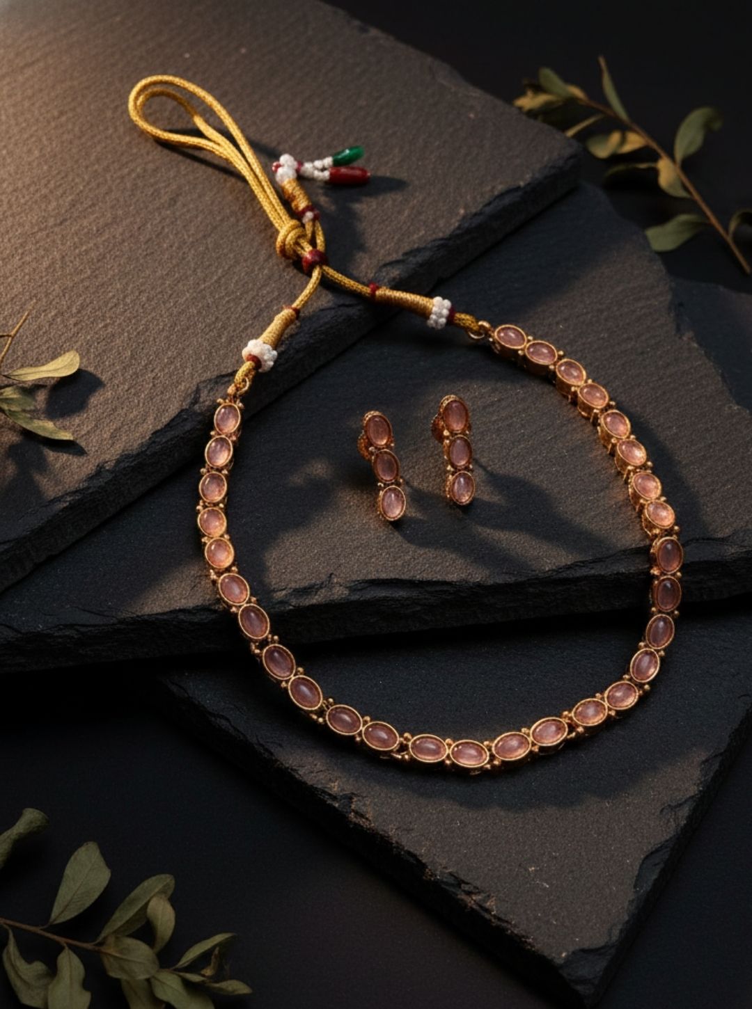 EMERALD CZ STATEMENT NECKLACE